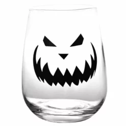 Best deal 🎁 BarMan 🎃 Halloween Jack O'Lantern Stemless Wine Glasses 🧨 -Barman Sales Store pumpkin wine glasses wicked 2 700x700