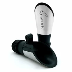 Promo ⭐ BarMan Wine Pourer And Stopper - Stainless Steel - Set Of 2 ❤️