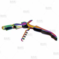 Best Pirce 🎉 BarMan Double Hinged Iridescent Rainbow Corkscrew 😀 -Barman Sales Store rainbow wine corkscrew double hinged bpc 1 2 700x700