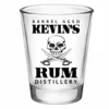 New 🎁 BarMan CUSTOMIZABLE - 1.75oz Clear Shot Glass - Rum Distillery 🛒