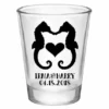 New 🎉 BarMan CUSTOMIZABLE - 1.75oz Clear Wedding Shot Glass - Seahorse Love 👏