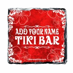 Best Sale ๐ BarMan CUSTOMIZABLE Rock Slate Coasters - Tiki Themed ๐ 13 Best Sale ๐ BarMan CUSTOMIZABLE Rock Slate Coasters - Tiki Themed ๐ -Barman Sales Store slate coaster tiki web red 700x700