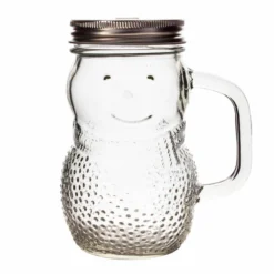Best Pirce 😍 BarMan BarConic® Snowman Mason Jar W/handle - 16 Ounce ⌛