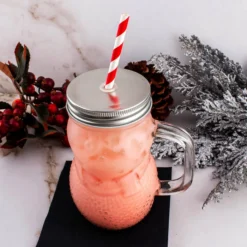 Best Pirce 😍 BarMan BarConic® Snowman Mason Jar W/handle - 16 Ounce ⌛ -Barman Sales Store snowman masonjar4 700x700