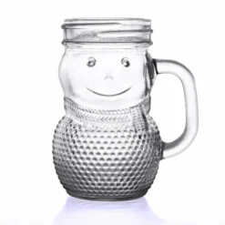 Barman Sales Store 29 Outlet 😍 BarMan BarConic® Snowman Mason Jar - 4 Ounce ⌛