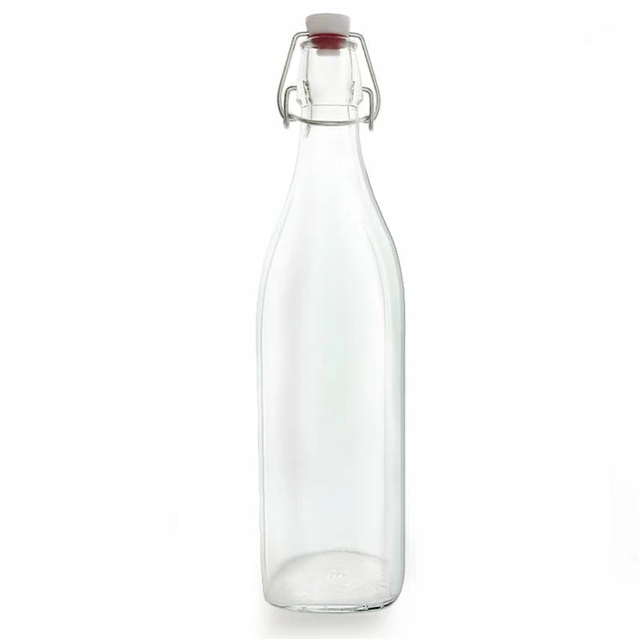 Hot Sale 🥰 BarMan Square Glass Bottle W/ Swing Top - Available In 1 Liter Or 17 Ounce ❤️ 6 Hot Sale 🥰 BarMan Square Glass Bottle W/ Swing Top - Available In 1 Liter Or 17 Ounce ❤️ - Image 6