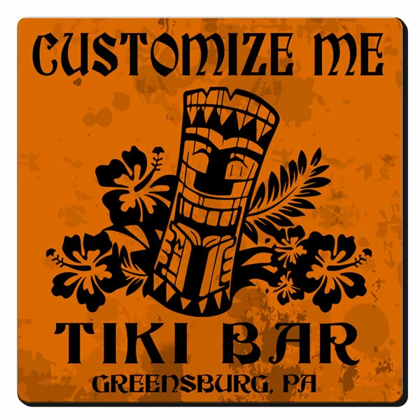 Flash Sale 🥰 BarMan CUSTOMIZABLE Coaster - 3.5in Square Foam - Tiki Design 🥰 5 Flash Sale 🥰 BarMan CUSTOMIZABLE Coaster - 3.5in Square Foam - Tiki Design 🥰 - Image 5