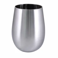 Flash Sale ⌛ BarMan Stemless Wine Glass - Stainless Steel - 18 Ounce 🥰
