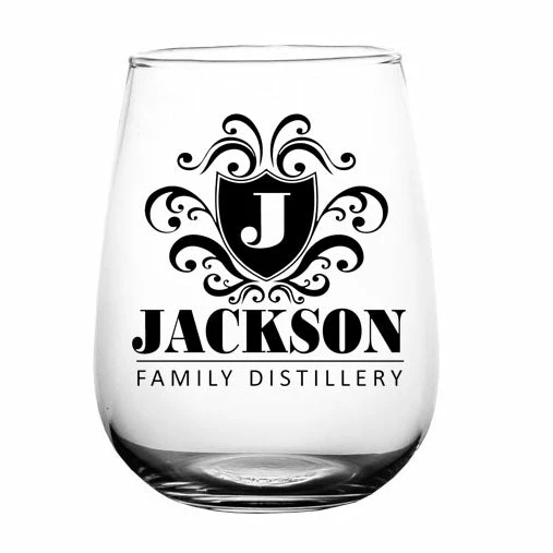 Promo 👍 BarMan CUSTOMIZABLE - Stemless Wine Glass - 17 Ounce - Crest Design 3 🤩 3 Promo 👍 BarMan CUSTOMIZABLE - Stemless Wine Glass - 17 Ounce - Crest Design 3 🤩 - Image 3