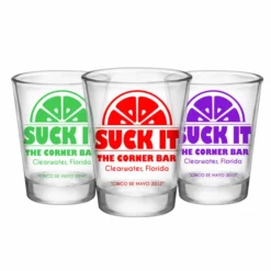 Flash Sale 👍 BarMan CUSTOMIZABLE - 1.75oz Clear Shot Glass - Suck It ⌛ -Barman Sales Store suck it shot web 5 700x700