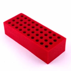 Best reviews of ⌛ BarMan Tube SHOTZ® / Test Tube Shooters Foam Racks ⭐ -Barman Sales Store test tube foam rack red brick 700x700