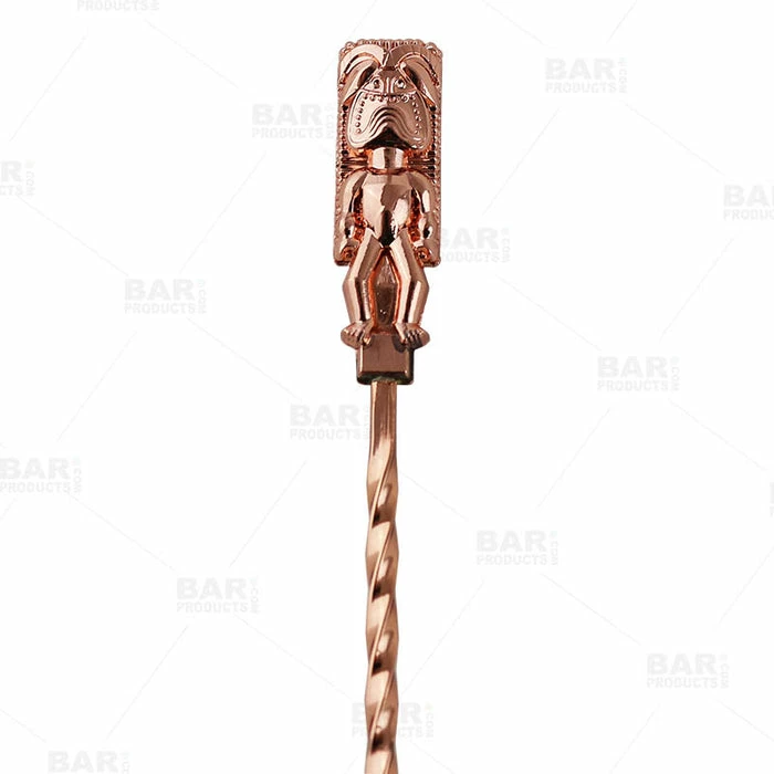 Cheap ✔️ BarMan Olea™ Tiki Butt Ku Copper Plated Bar Spoon - 40cm 🎁 6 Cheap ✔️ BarMan Olea™ Tiki Butt Ku Copper Plated Bar Spoon - 40cm 🎁 - Image 6