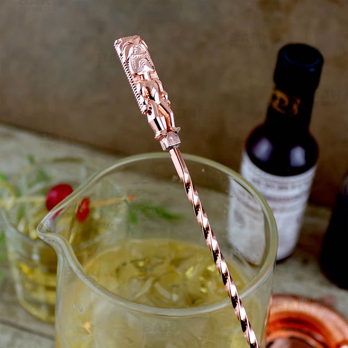 Cheap ✔️ BarMan Olea™ Tiki Butt Ku Copper Plated Bar Spoon - 40cm 🎁 2 Cheap ✔️ BarMan Olea™ Tiki Butt Ku Copper Plated Bar Spoon - 40cm 🎁 - Image 2