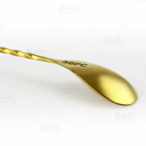 Cheapest 👏 BarMan Olea™ Tiki Butt Ku Gold Plated Bar Spoon - 40cm 🔔 2 Cheapest 👏 BarMan Olea™ Tiki Butt Ku Gold Plated Bar Spoon - 40cm 🔔 - Image 2