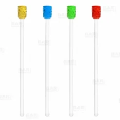 Budget 🤩 BarMan Tiki Glass Drink Stirrers - Set Of 4 🌟