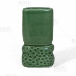 Discount 🤩 BarMan BarConic® Tiki Drinkware - Shots ✔️ 14 Discount 🤩 BarMan BarConic® Tiki Drinkware - Shots ✔️ -Barman Sales Store tiki man shot glass green back bpc 700x700