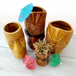 Cheap ❤️ BarMan Tiki Mugs Drinkware Package 1 - Set Of 4 🔔 -Barman Sales Store tiki mug drinkware package 1 bpc 1 700x700
