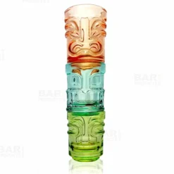 Best deal 🔔 BarMan Tiki Trio - Multicolor - Shot Glasses 👍 -Barman Sales Store tiki shot glasses stacked 800 bpc 700x700