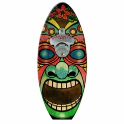 Best reviews of 💯 BarMan Surfboard Wall Mount Bottle Opener - Carnival Tiki Man 👏