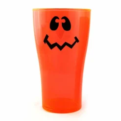 Best Sale 🎁 BarMan Wacky Jack O'Lantern Polycarbonate Cup - Neon Orange - 2 Sizes Available 🎁 -Barman Sales Store wacky large 700x700