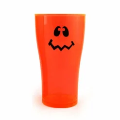 Best Sale 🎁 BarMan Wacky Jack O'Lantern Polycarbonate Cup - Neon Orange - 2 Sizes Available 🎁 -Barman Sales Store wacky small 700x700