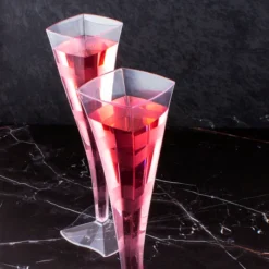 Top 10 🎁 BarMan Plastic Wavy Flutes - 5 Ounce - 6 Count 🤩 -Barman Sales Store wavy flutes scene2 700x700