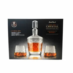 New ✔️ BarMan Crystal Whiskey Decanter Set 👏 -Barman Sales Store wd set a 700x700