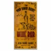 Discount ⭐ BarMan CUSTOMIZABLE Large Vintage Wooden Bar Sign - Wine Bar - 11 3/4" X 23 3/4" 🌟