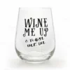 Coupon 😍 BarMan Wine Me Up Stemless Wine Glass ⭐