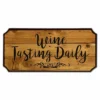 Flash Sale 🧨 BarMan Wine Tasting Daily Wood Plaque Sign 🔥