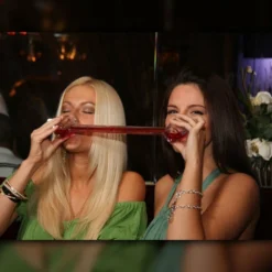 Coupon 😍 BarMan Wingman Shot Glass™ - 2-Part Tandem Shot Glass (Holds 6oz!) ✨ -Barman Sales Store wingman shots tandem shot glasses hot girls drinking 700x700