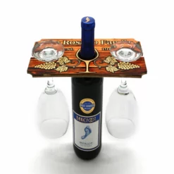 Cheap 🧨 BarMan CUSTOMIZABLE WOOD WINE GLASS CADDY - FAMILY RUSTIC WOOD ⭐ 7 Cheap 🧨 BarMan CUSTOMIZABLE WOOD WINE GLASS CADDY - FAMILY RUSTIC WOOD ⭐ -Barman Sales Store wooden wine glass caddy 3 700x700